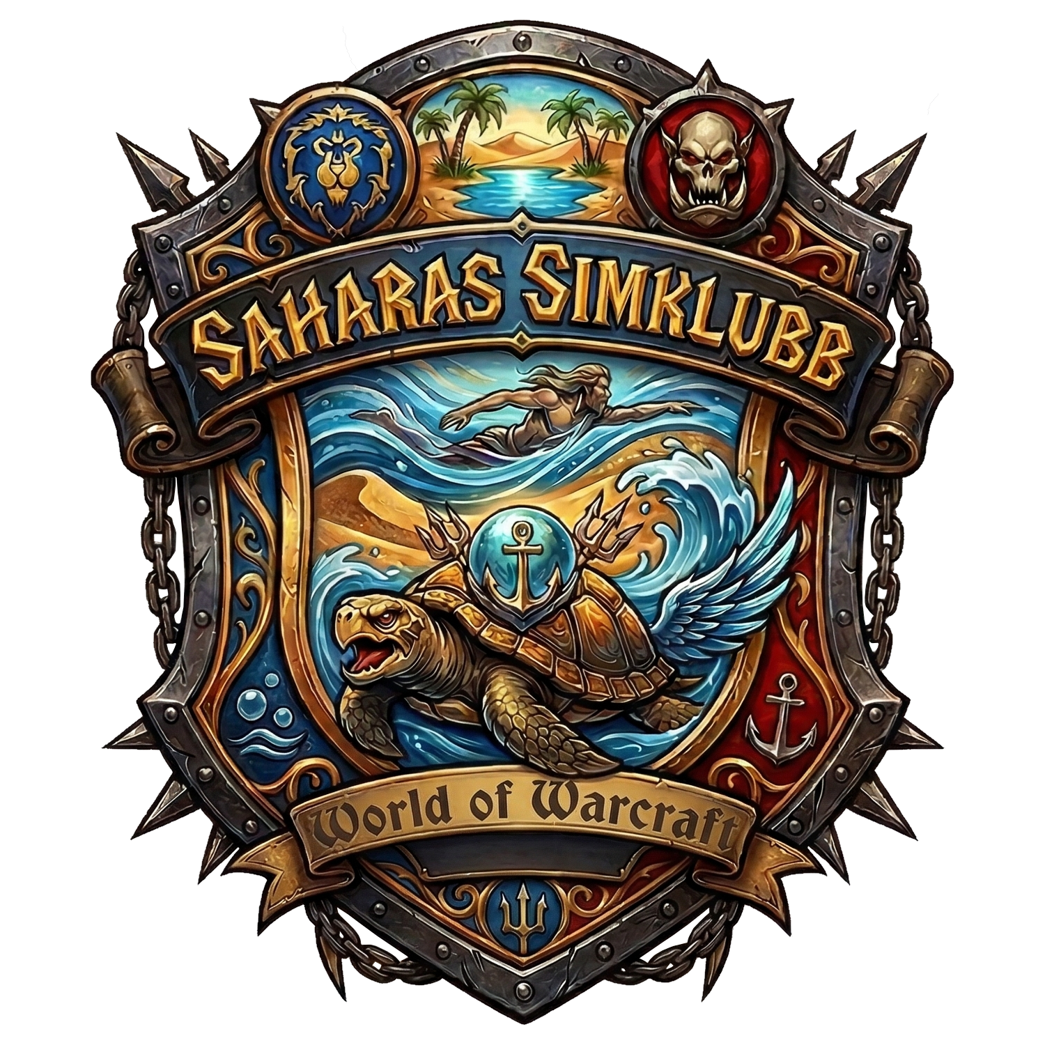 Saharas Simklubb-logga