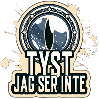 TYST JAG SER INTE-logga